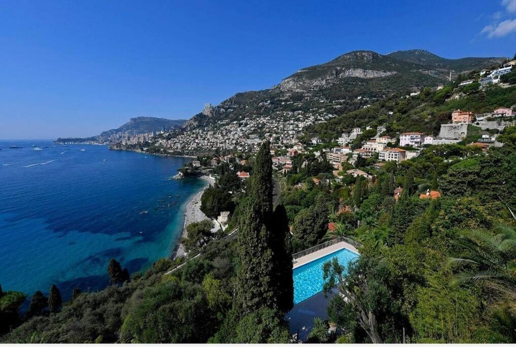 Grand Bleu, Appartamento Vista Mare E Monaco Roquebrune-Cap-Martin Bagian luar foto