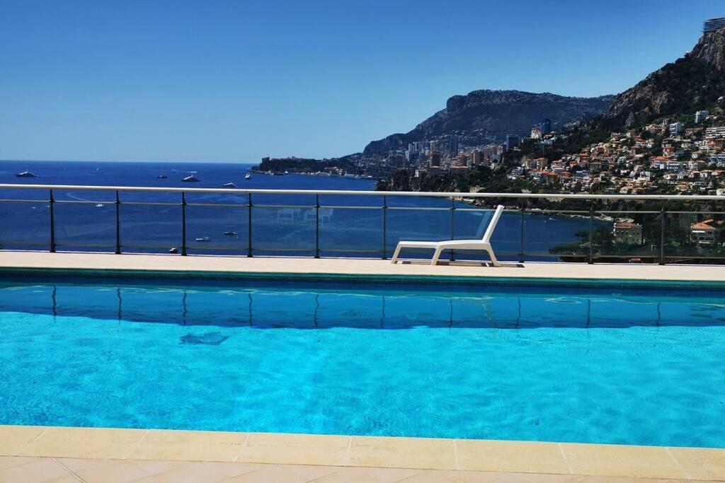 Grand Bleu, Appartamento Vista Mare E Monaco Roquebrune-Cap-Martin Bagian luar foto