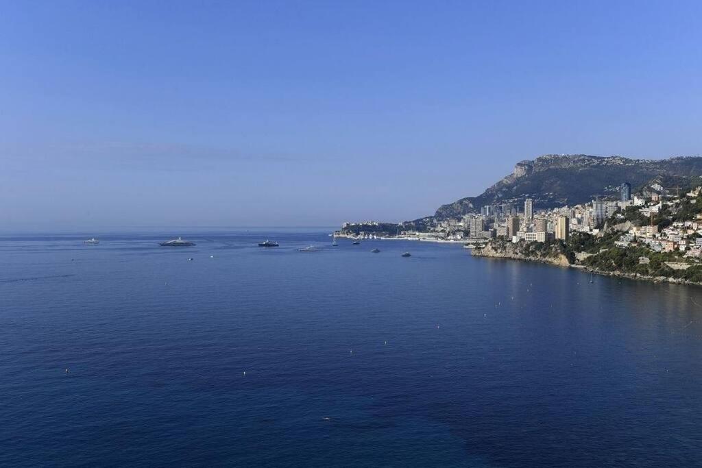 Grand Bleu, Appartamento Vista Mare E Monaco Roquebrune-Cap-Martin Bagian luar foto